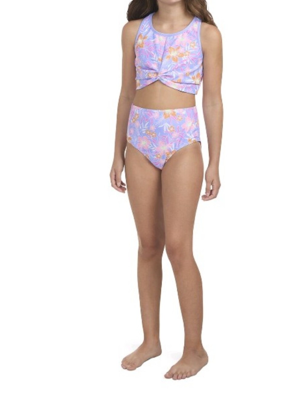 Hurley Girls 2-Piece Twist Front Tankini Swim Set XXL (18-20) NEW WITH TAGS - Picture 5 of 11